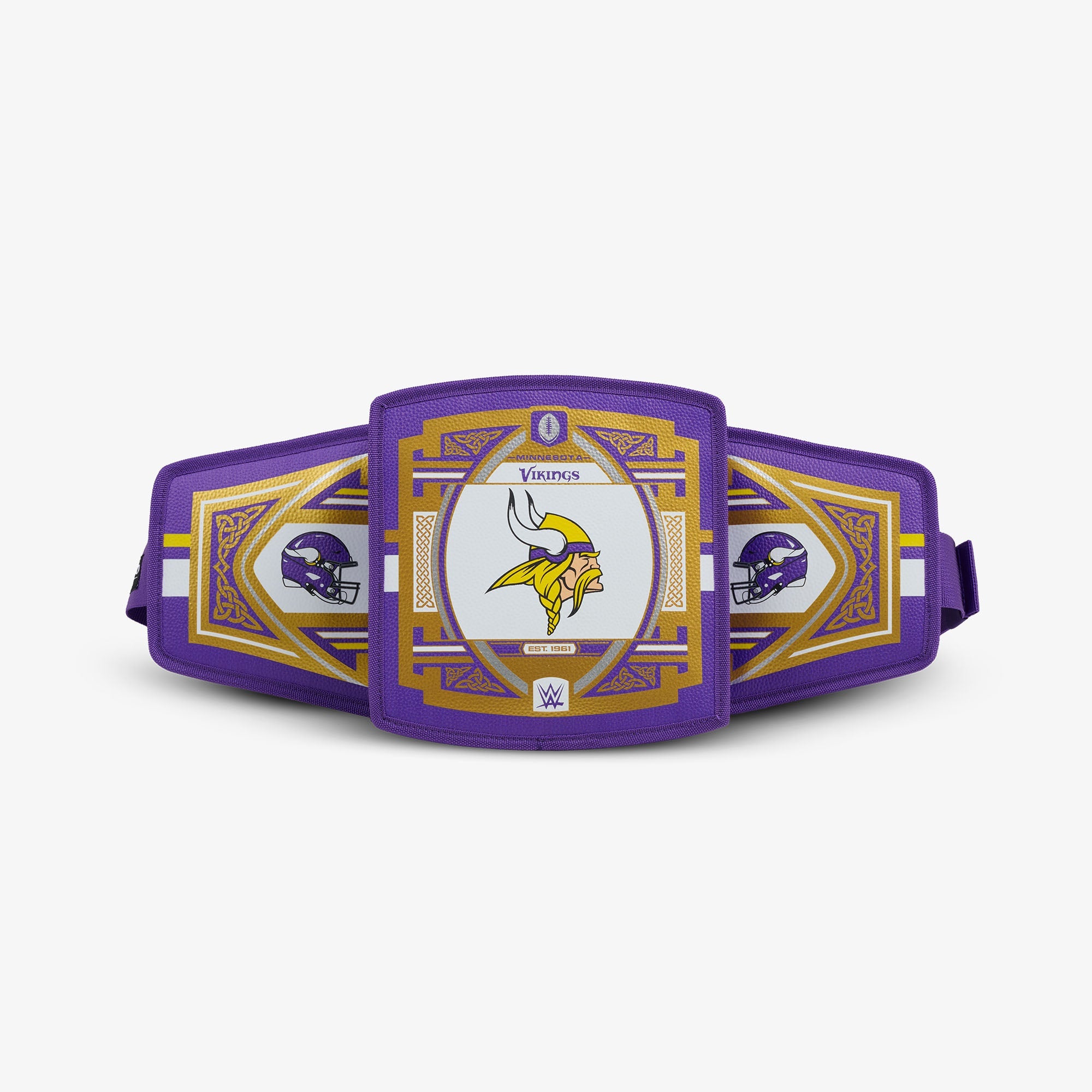 NFL WWE Cooler Fanny Pack P0 - Vikings - Front View