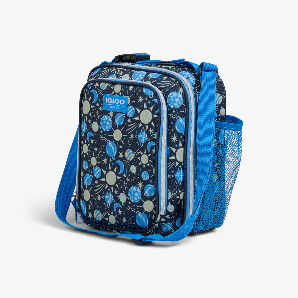 Kids Lunch Glow Vertical Cooler + Bento Box O4 - Cosmic Glow - Product View