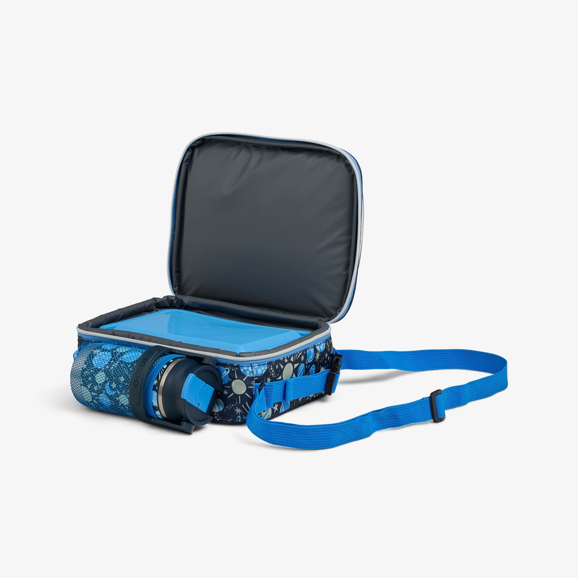 Kids Lunch Glow Vertical Cooler + Bento Box O4 - Cosmic Glow - Product View