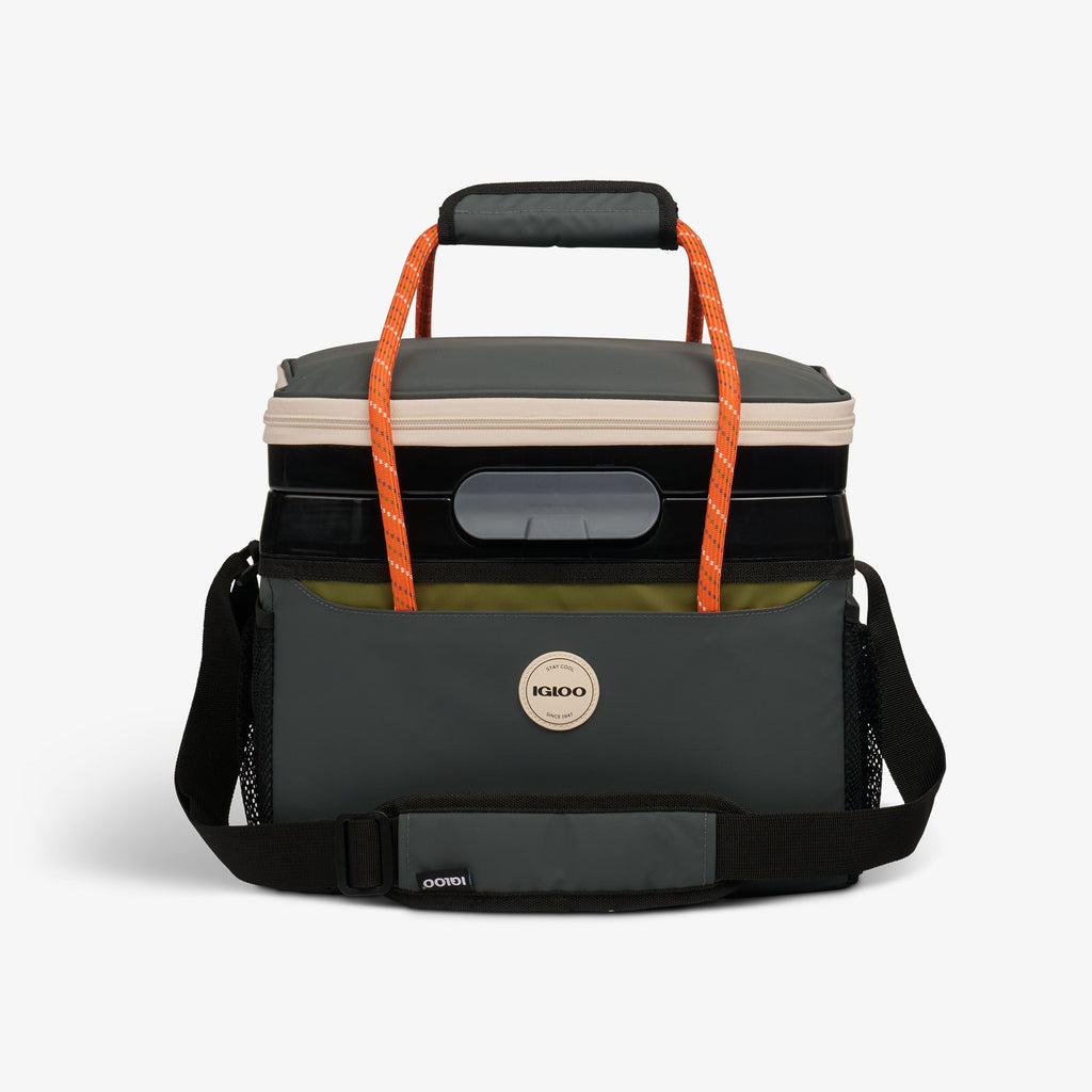 Summit Cool Fusion 18-Can Cooler Bag A6 - Tactical Gray - Front View