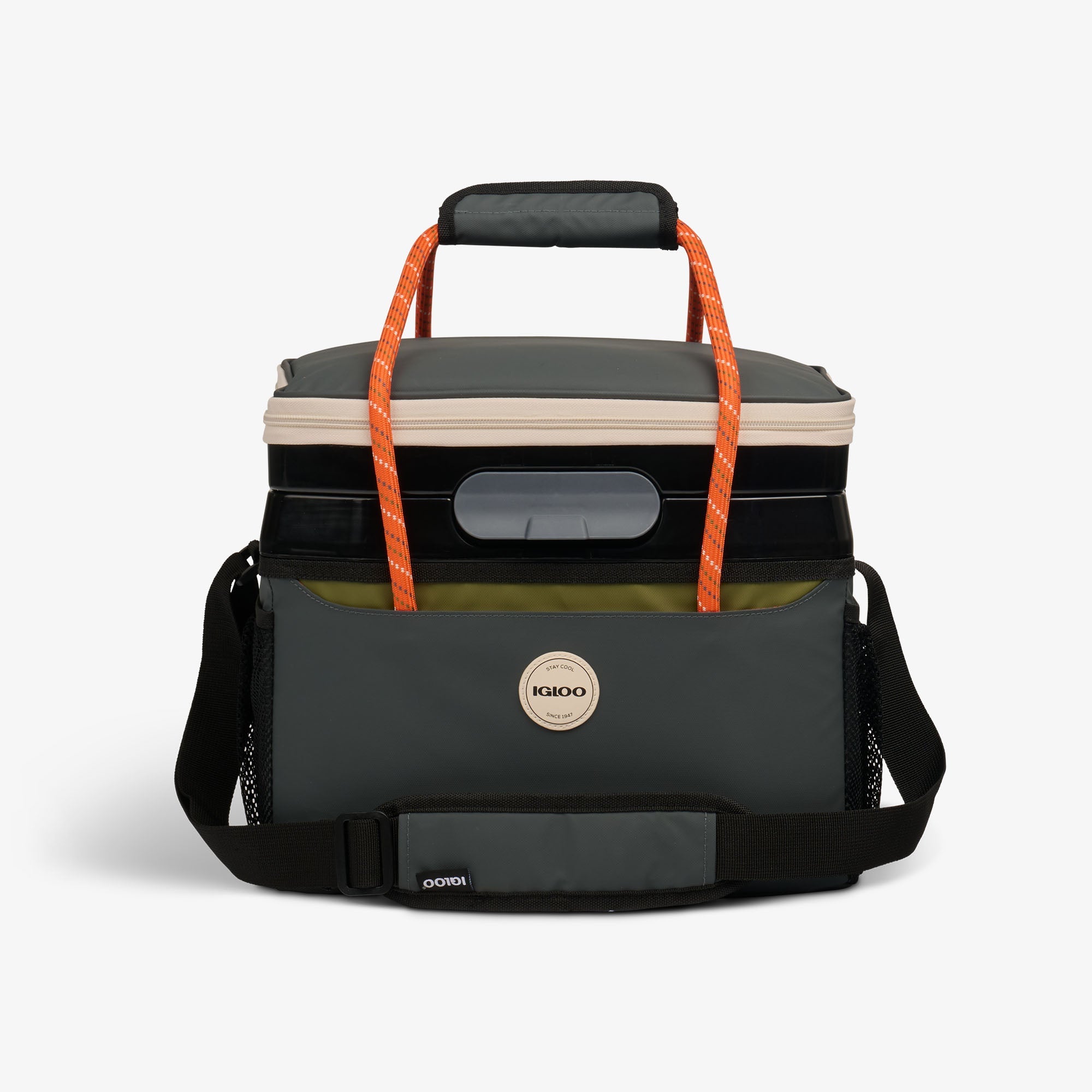 Summit Cool Fusion 18-Can Cooler Bag A6 - Tactical Gray - Front View