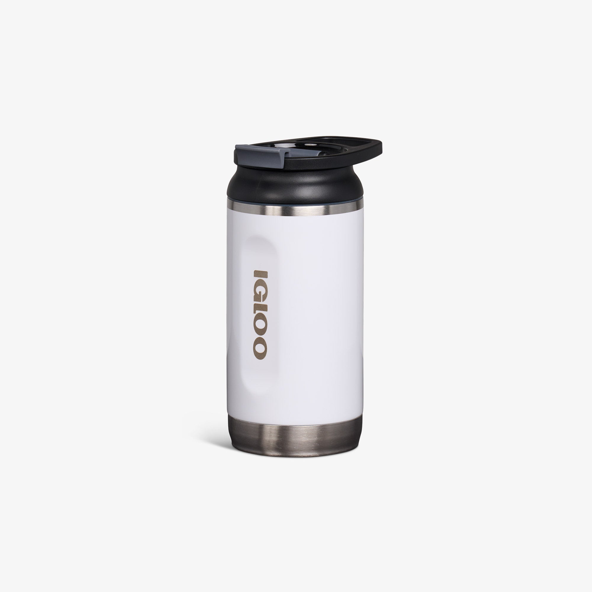 12 Oz Flip ‘n’ Sip Tumbler F9 - Gloss White - Product View