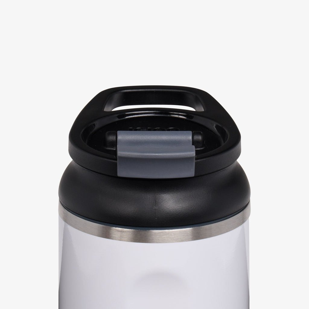 12 Oz Flip ‘n’ Sip Tumbler F9 - Gloss White - Product View