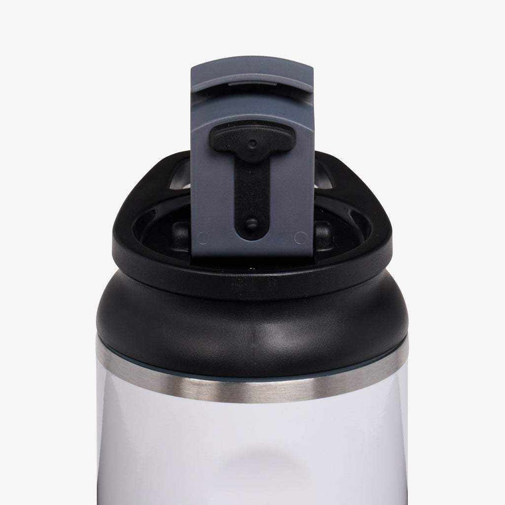 12 Oz Flip ‘n’ Sip Tumbler F9 - Gloss White - Product View