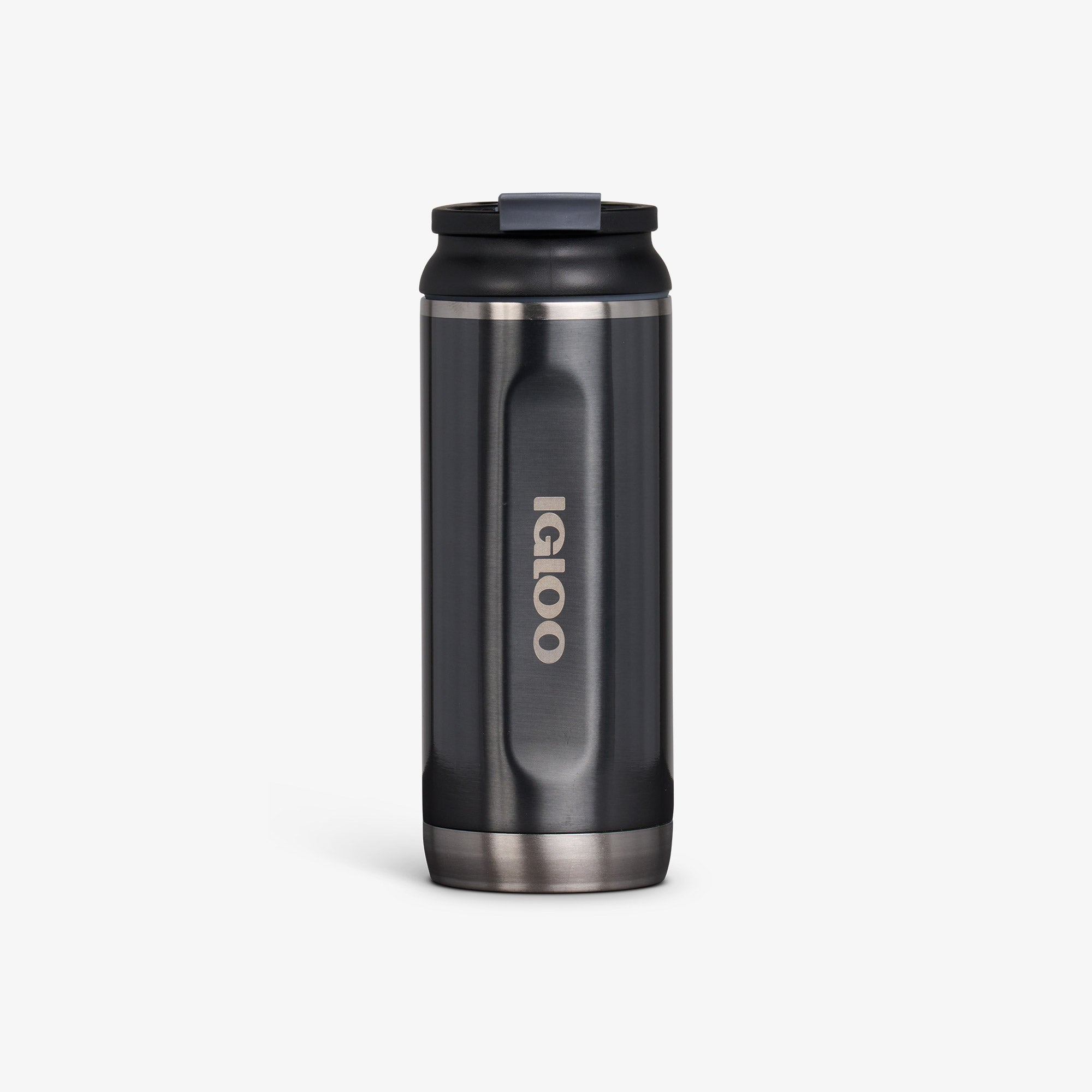 16 Oz Flip ‘n’ Sip Tumbler P8 - Gloss Carbonite - Front View