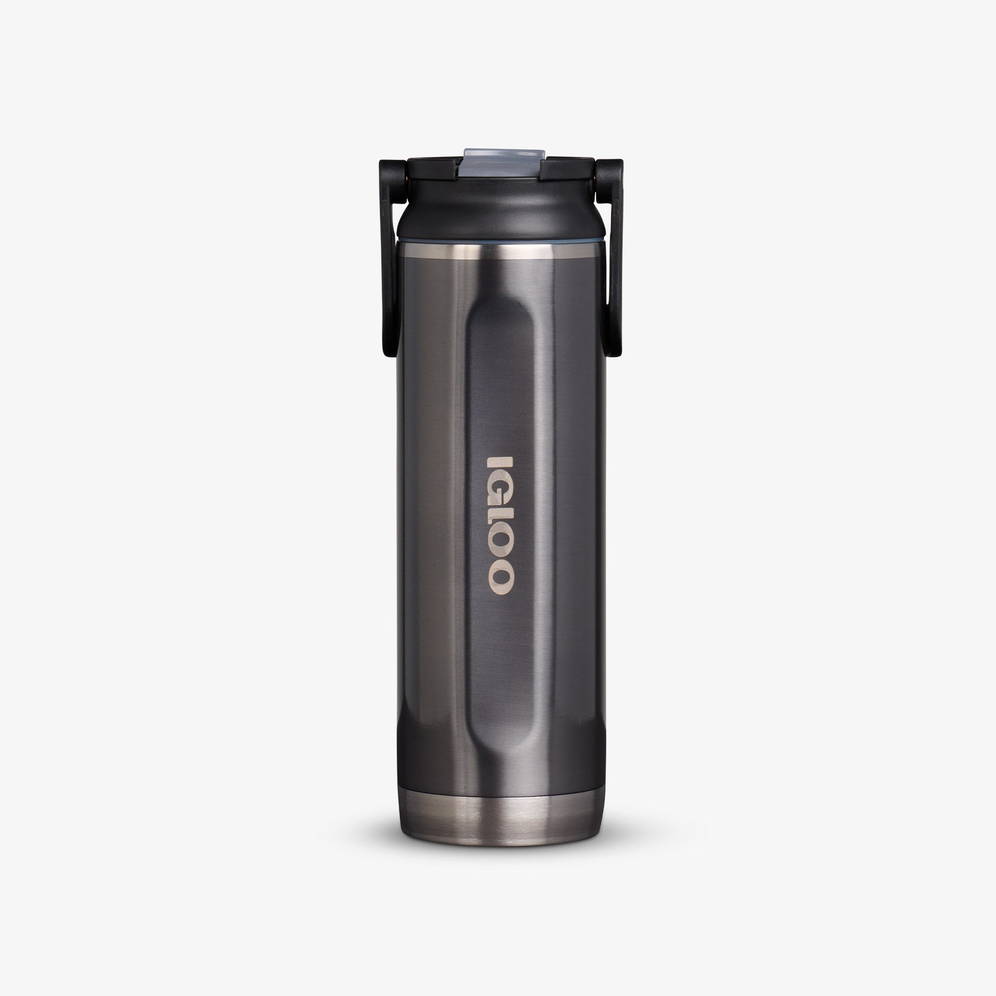 20 Oz Sport Sipper Bottle F5 - Gloss Carbonite - Front View