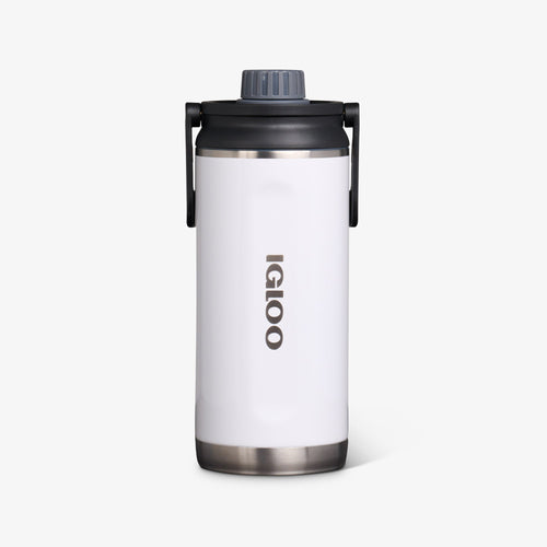 36 Oz Twist ‘n’ Chug Bottle U9 - Gloss White - Front View