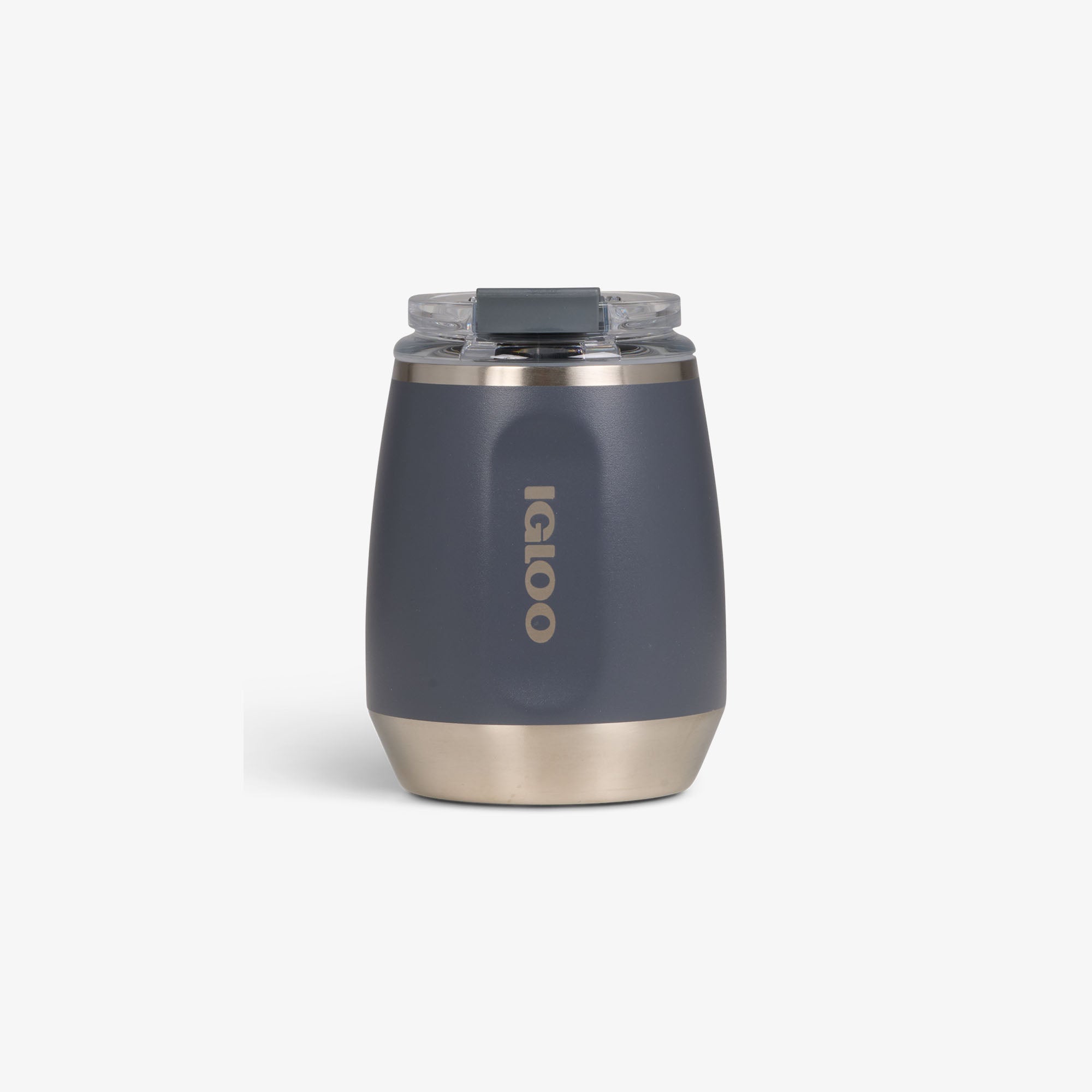 10 Oz Wine Tumbler D1 - Carbonite - Carbonite - Custom - Front View
