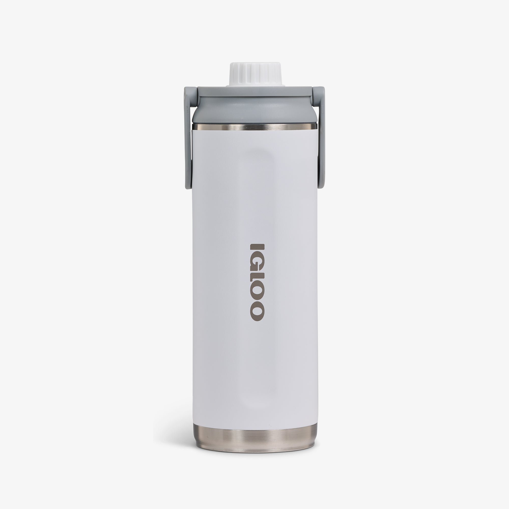 46 Oz Twist ‘n’ Chug Bottle I9 - White - Front View