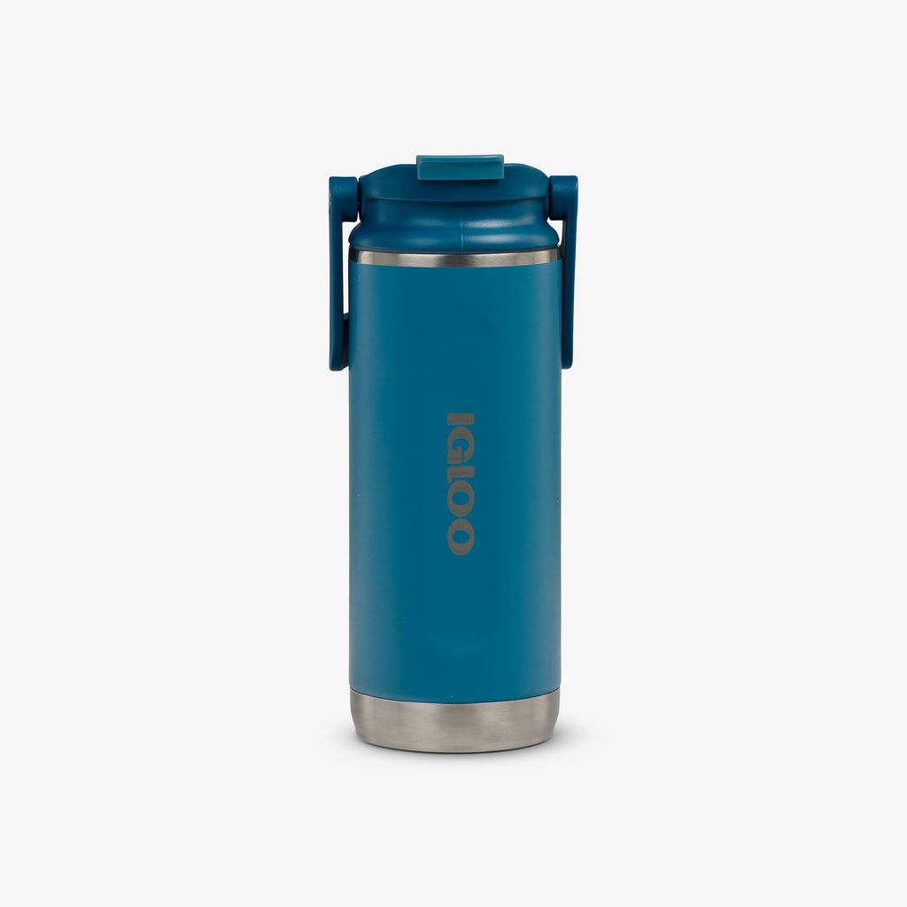 16 Oz Flip ‘n’ Sip Tumbler P8 - Modern Blue - Front View