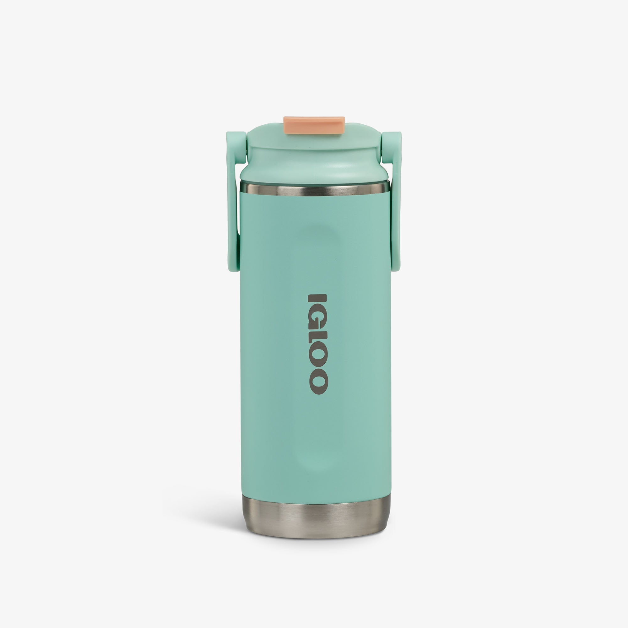 16 Oz Flip ‘n’ Sip Tumbler P8 - Seafoam Green - Front View