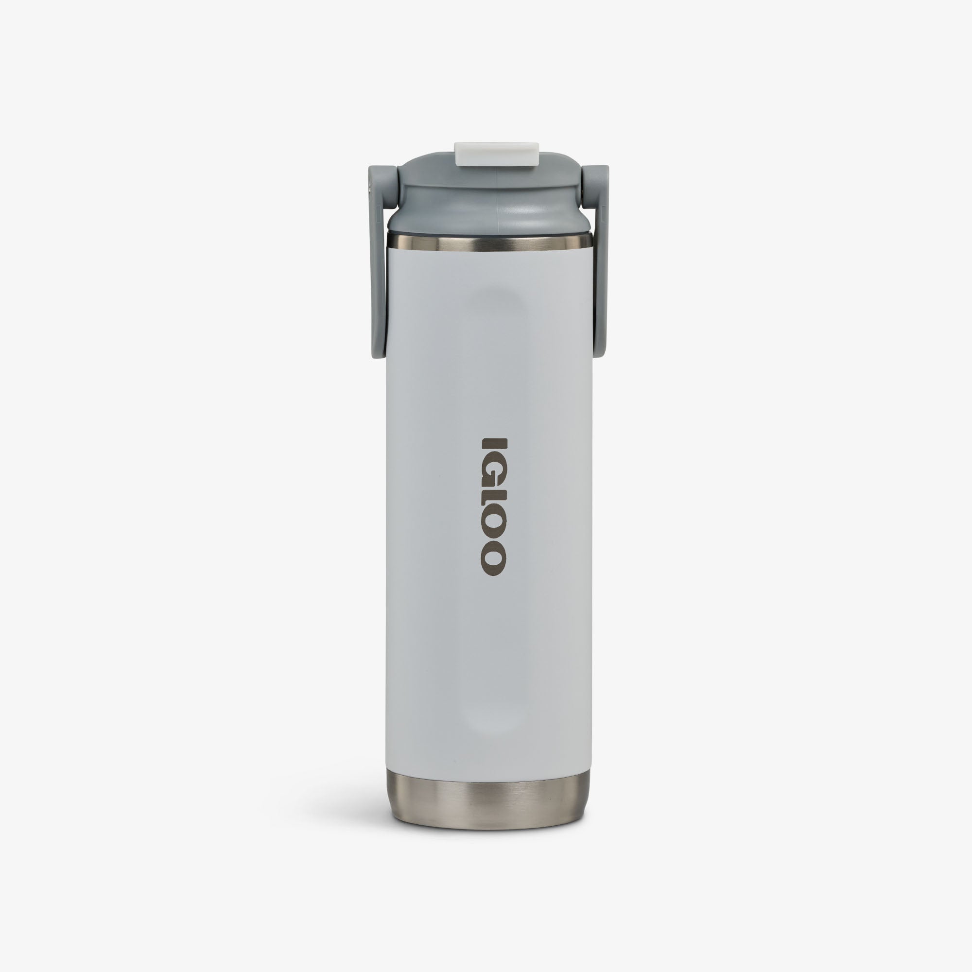 20 Oz Flip ‘n’ Sip Tumbler L4 - White - Front View