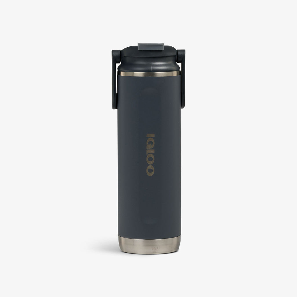 20 Oz Flip ‘n’ Sip Tumbler L4 - Carbonite - Front View