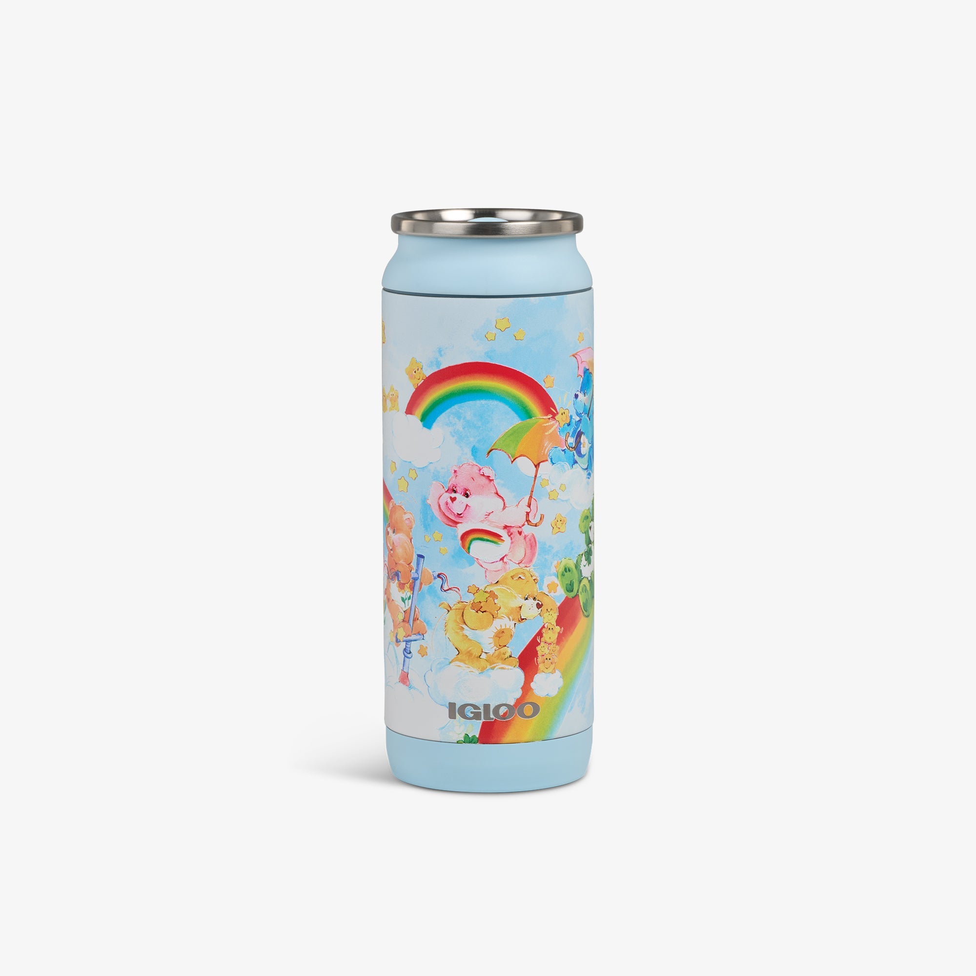 The Care Bears™ 16 Oz Can D6 - Blue - Front View