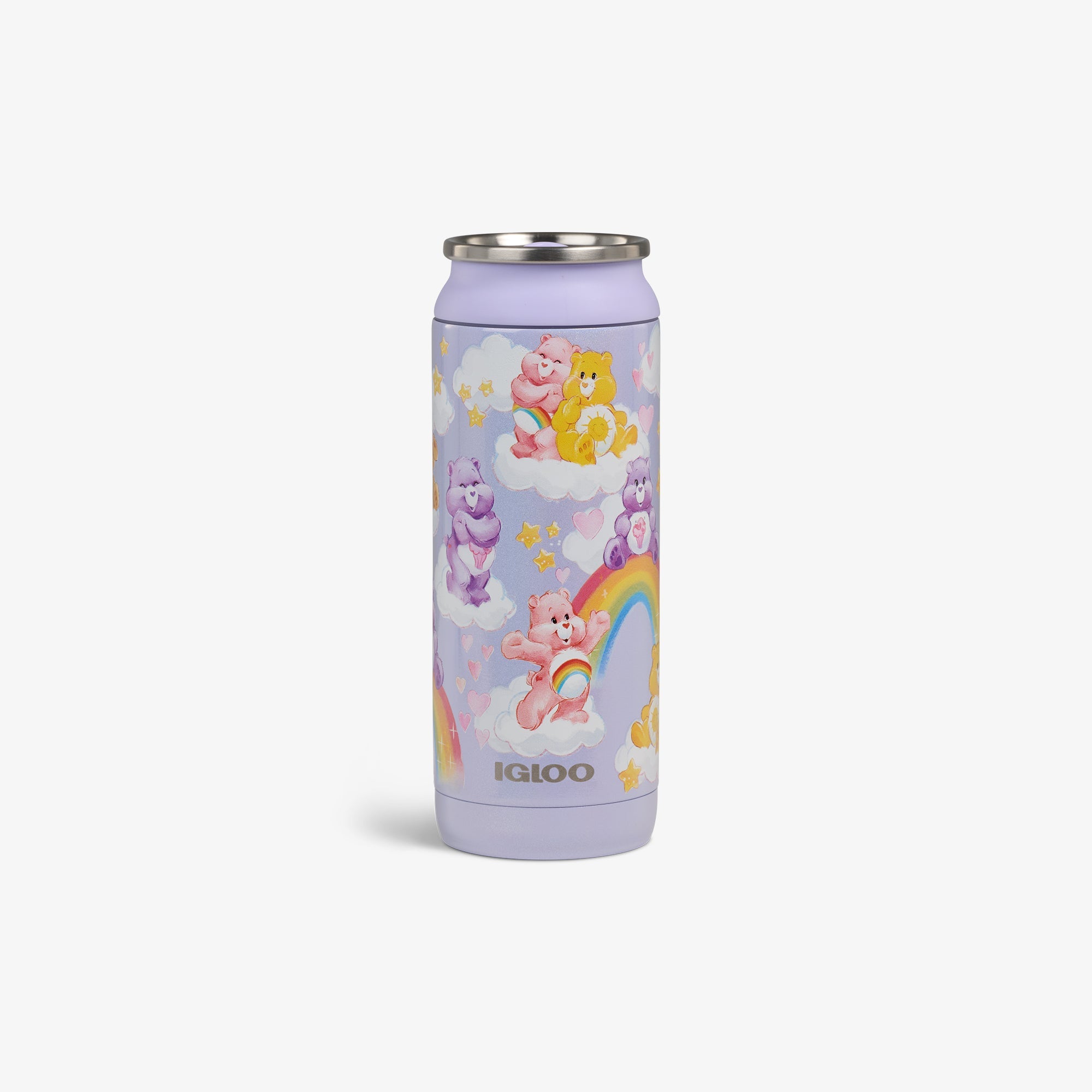 The Care Bears™ 16 Oz Can D6 - Purple - Front View