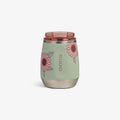 Floral 10 Oz Wine Tumbler S4 - Sage - Front View