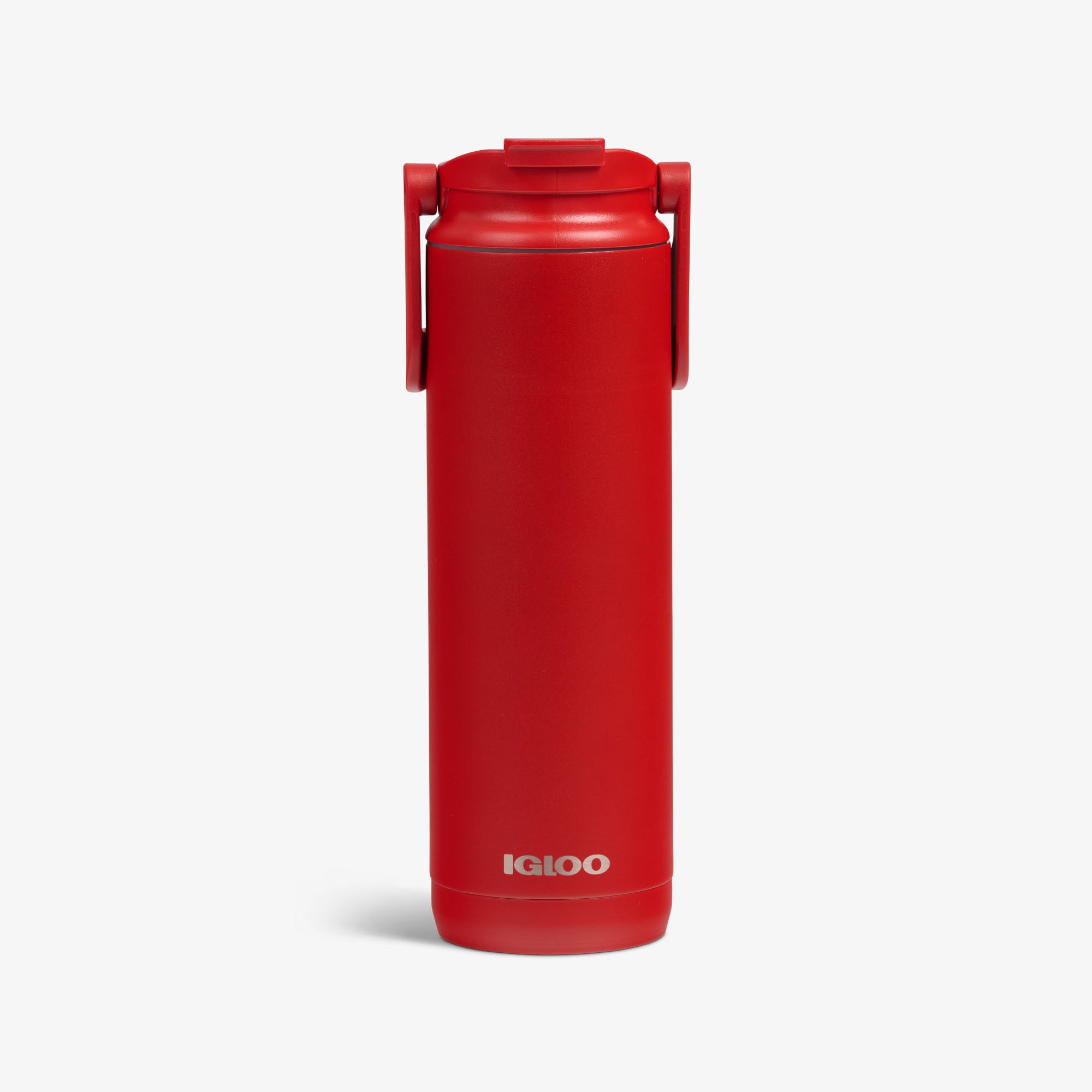 20 Oz Flip ‘n’ Sip Tumbler L4 - Red Heat - Custom - Front View