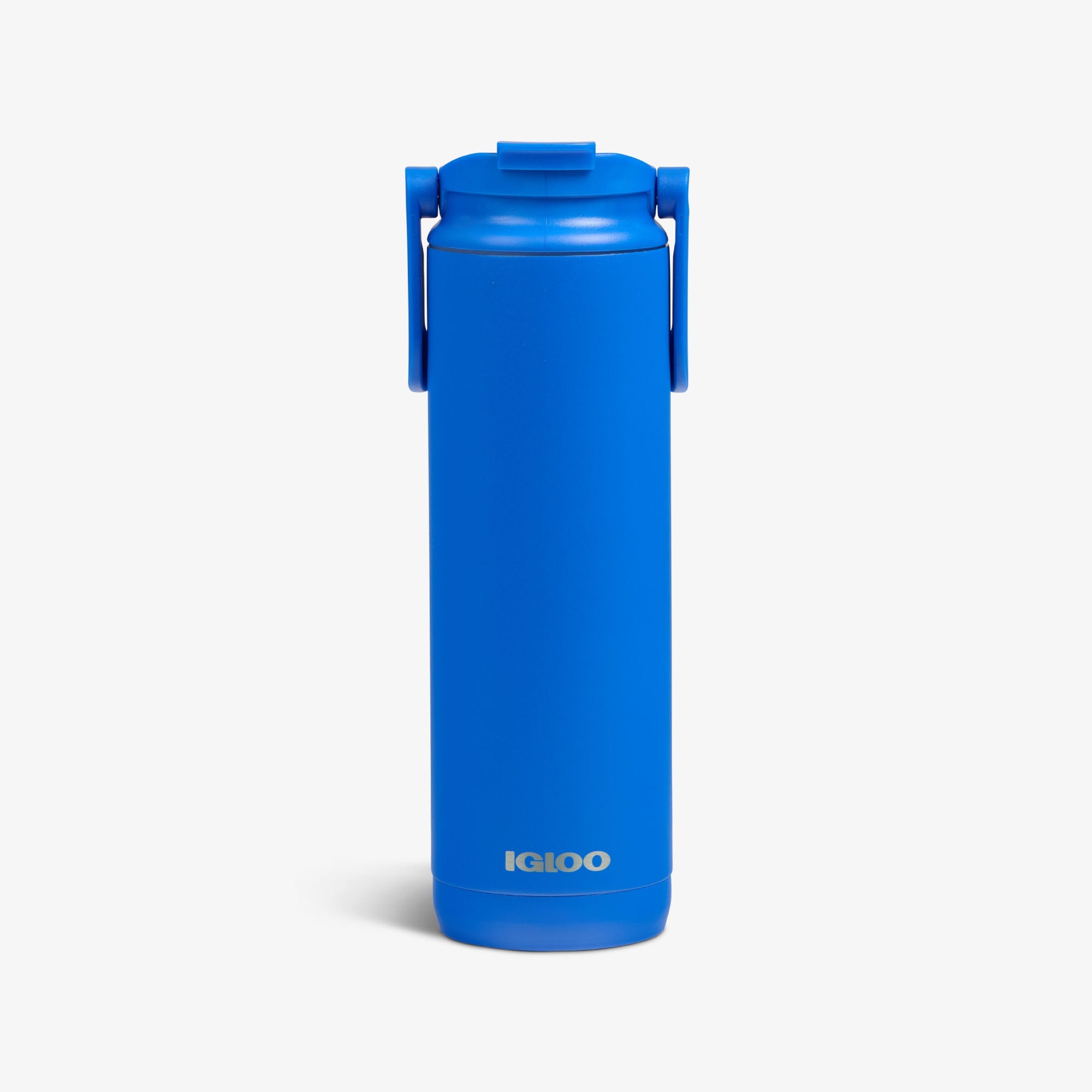 20 Oz Flip ‘n’ Sip Tumbler L4 - Sport Blue - Custom - Front View