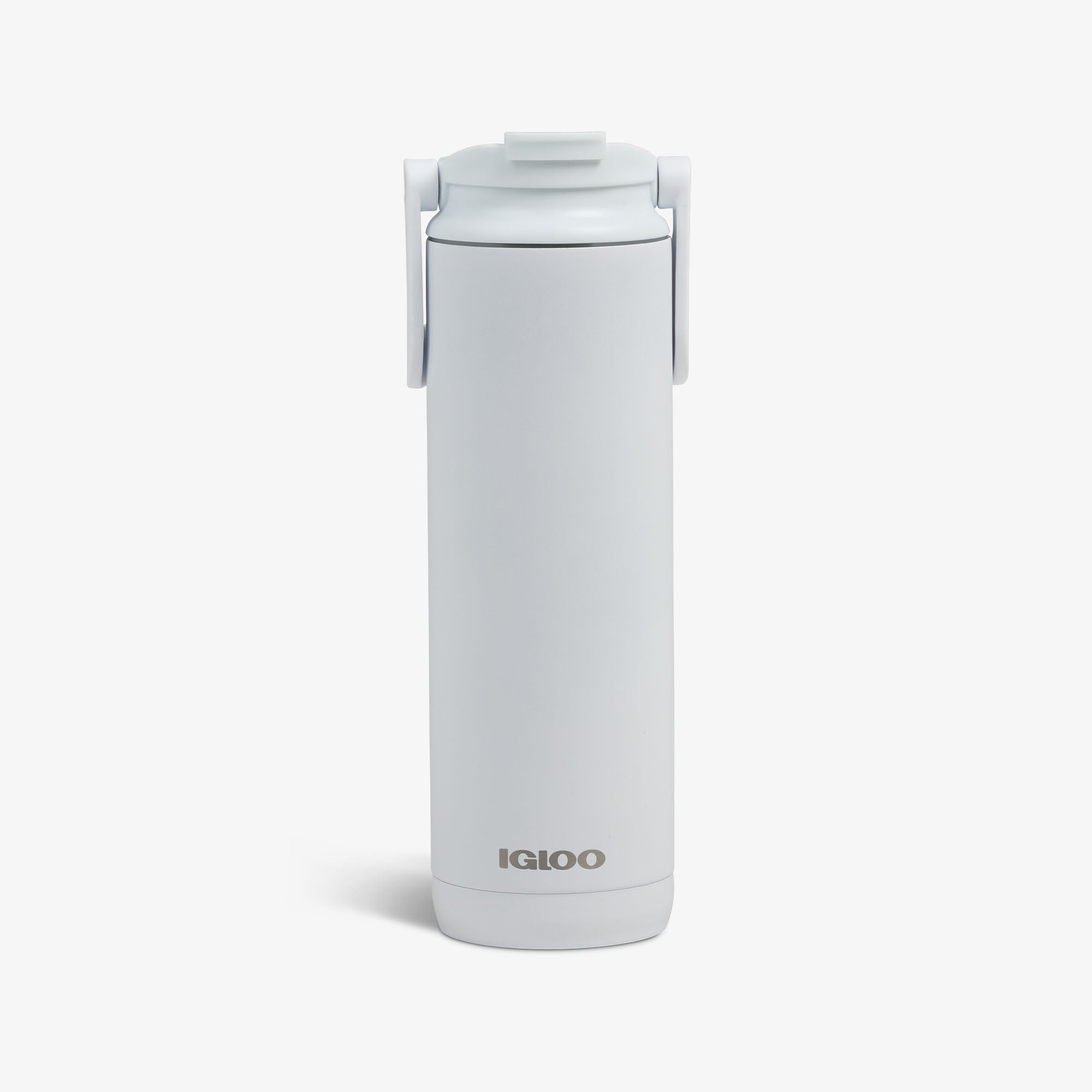 20 Oz Flip ‘n’ Sip Tumbler L4 - White - Custom - Front View