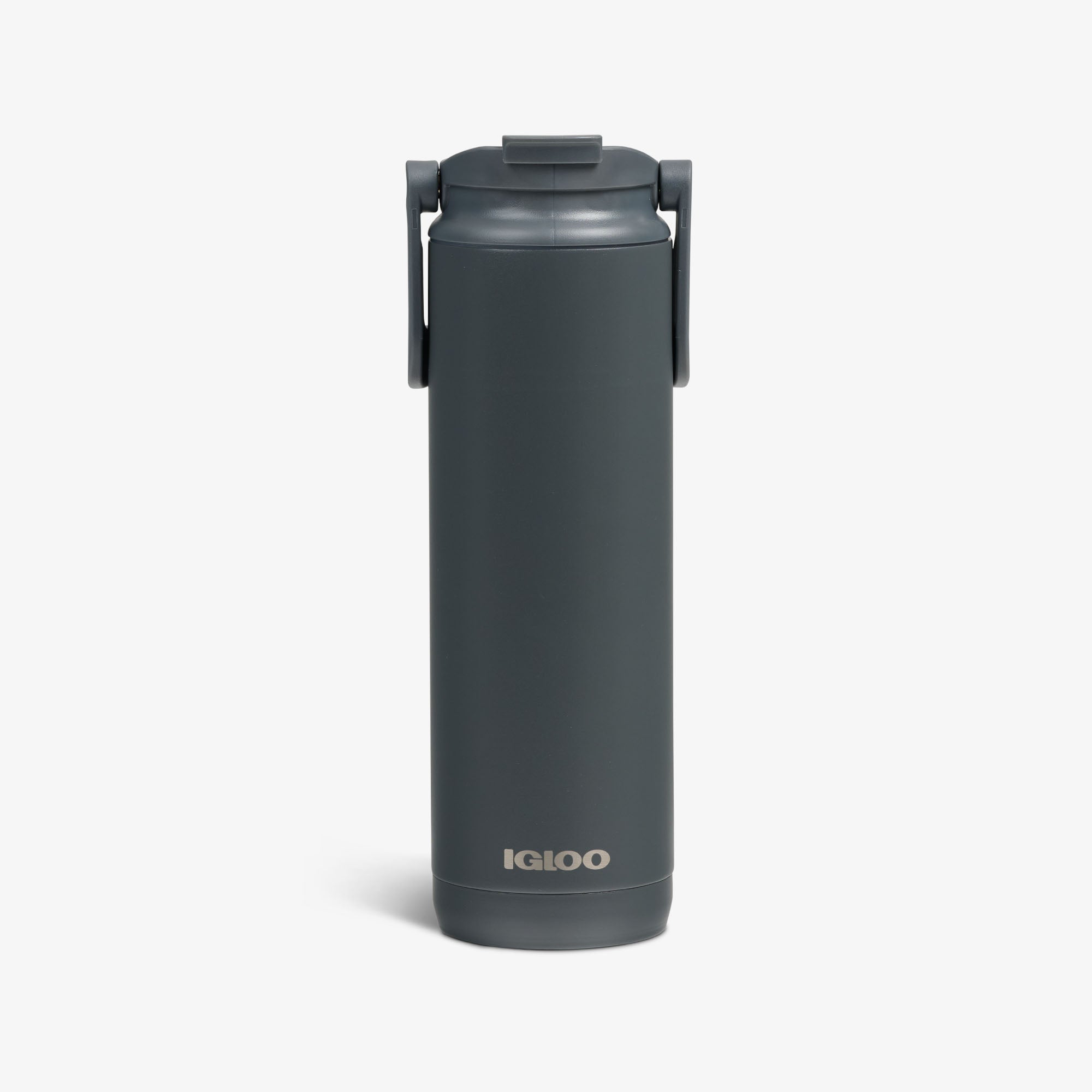 20 Oz Flip ‘n’ Sip Tumbler L4 - Carbonite - Custom - Front View