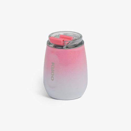 10 Oz Wine Tumbler D1 - Gradient Pink - Product View