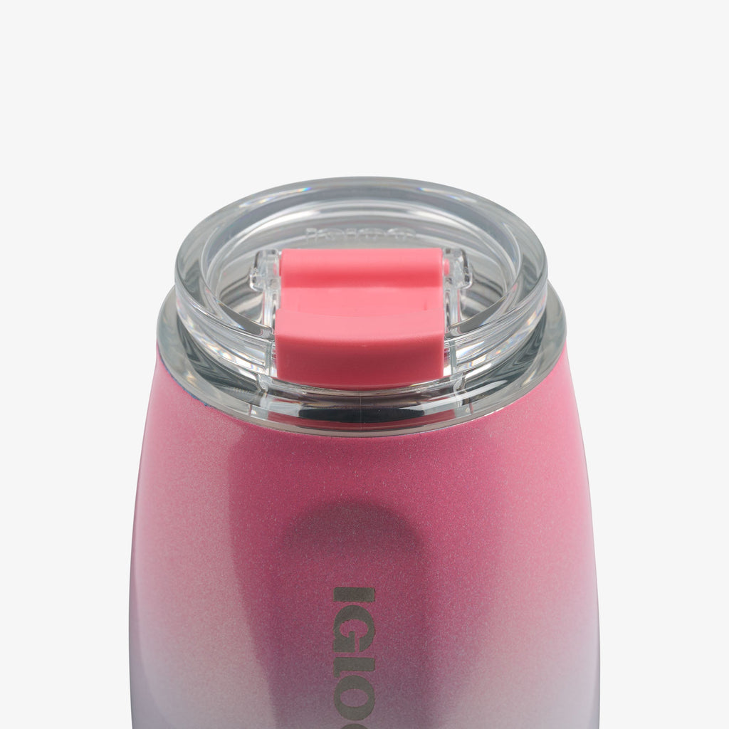 10 Oz Wine Tumbler D1 - Gradient Pink - Product View
