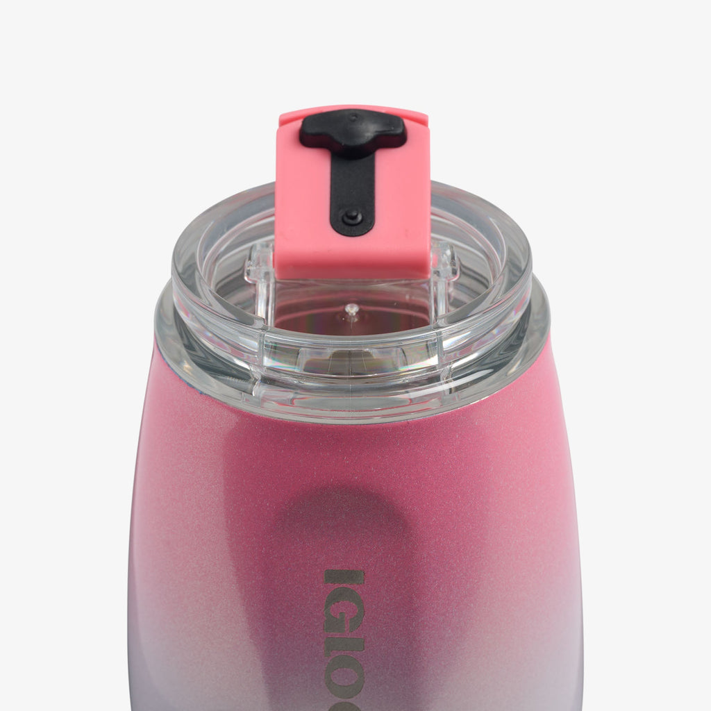 10 Oz Wine Tumbler D1 - Gradient Pink - Product View