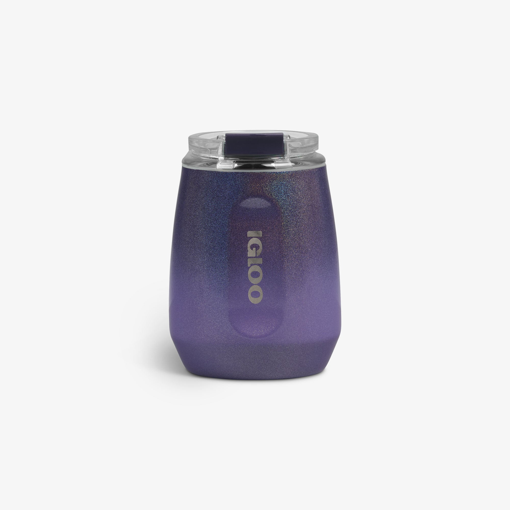 10 Oz Wine Tumbler D1 - Gradient Grape - Front View