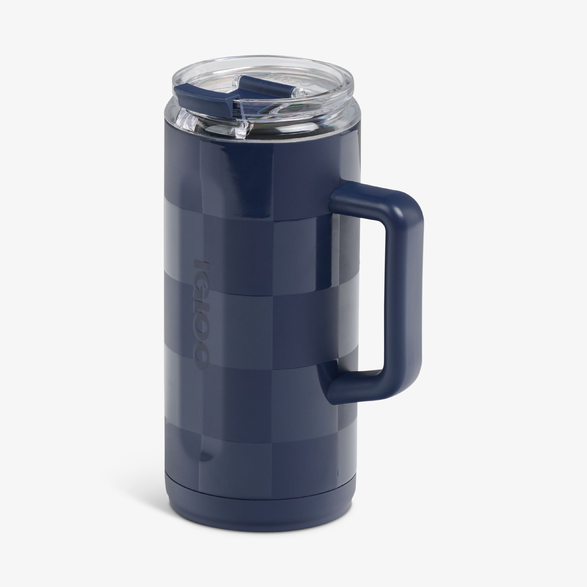 1L Beer Mug M3 - Navy Check - Product View