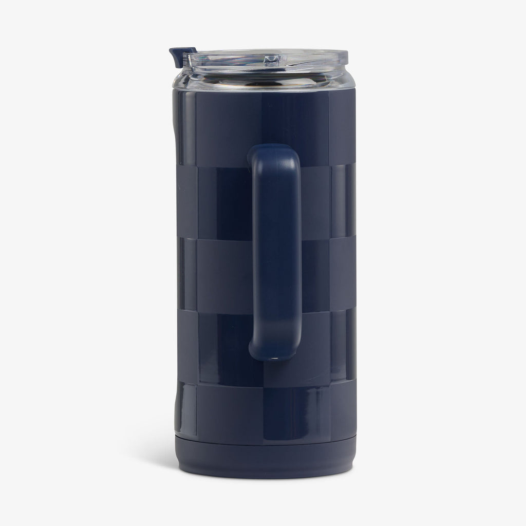 1L Beer Mug M3 - Navy Check - Product View
