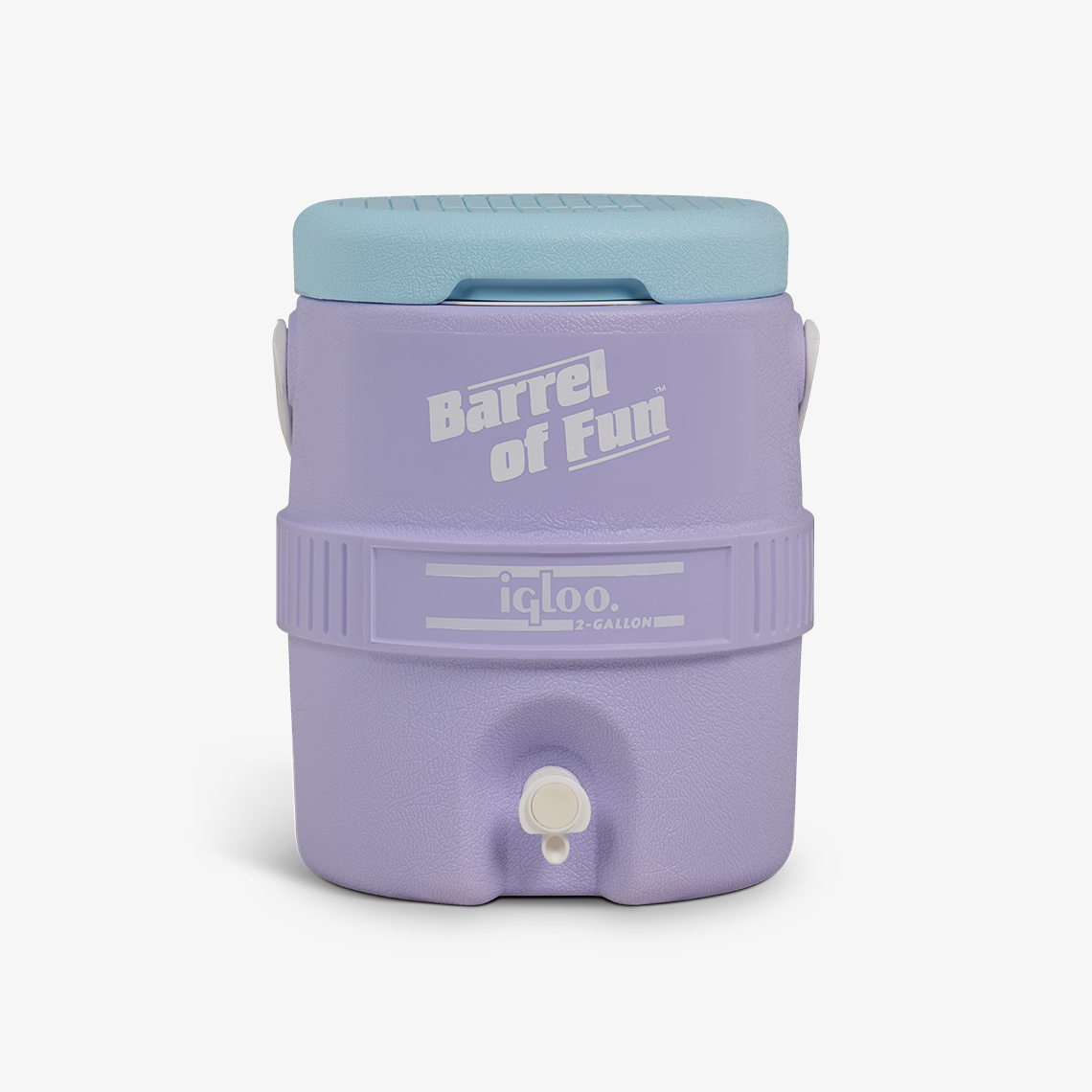 Retro Barrel of Fun 2 Gallon Jug K7 - Lilac - Product View